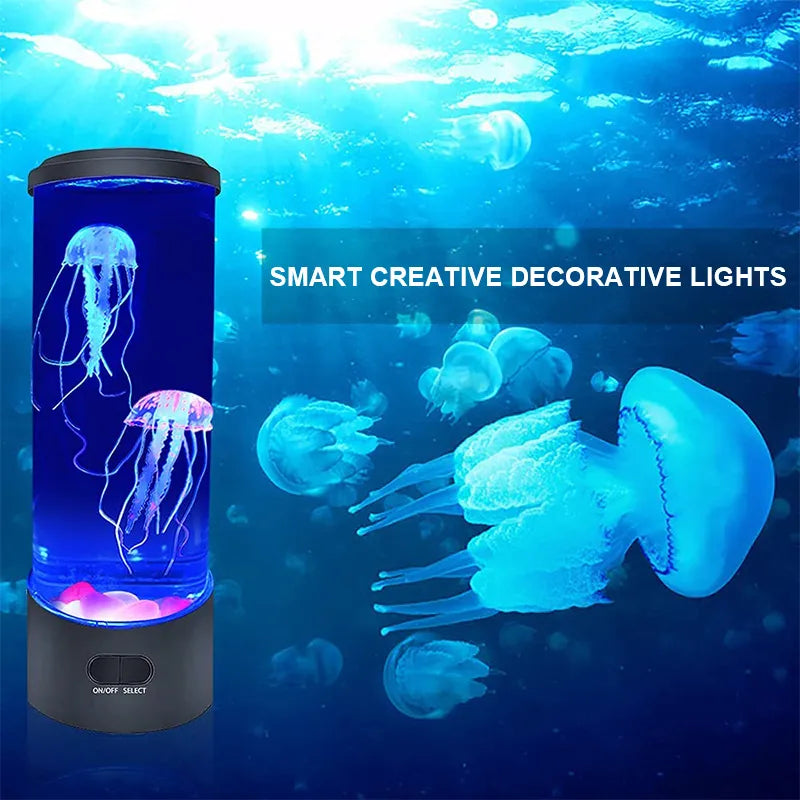 Led Creative Jellyfish Light Aquarium Night Light Multicolor